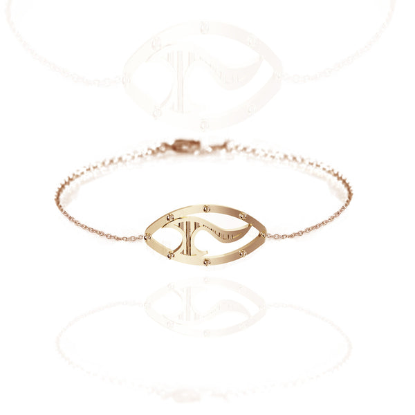 Celtic Sword Bracelet in Yellow Gold Vermeil