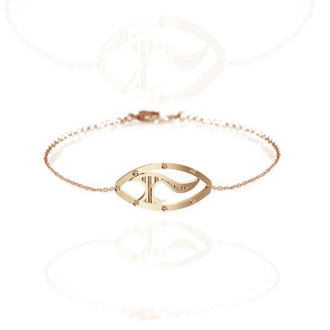Celtic Sword Bracelet in Yellow Gold Vermeil