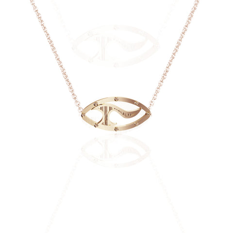 Celtic Sword Necklet in Yellow Gold Vermeil