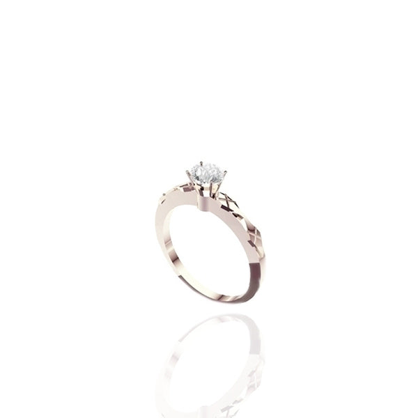 White Gold Engagement Ring