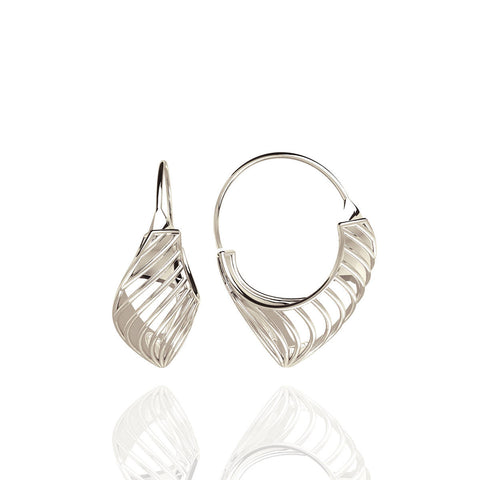 Sterling Silver Classic Hoop Earrings