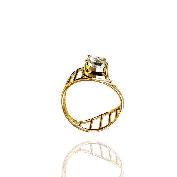 Yellow Gold Vermeil Elegance Ring